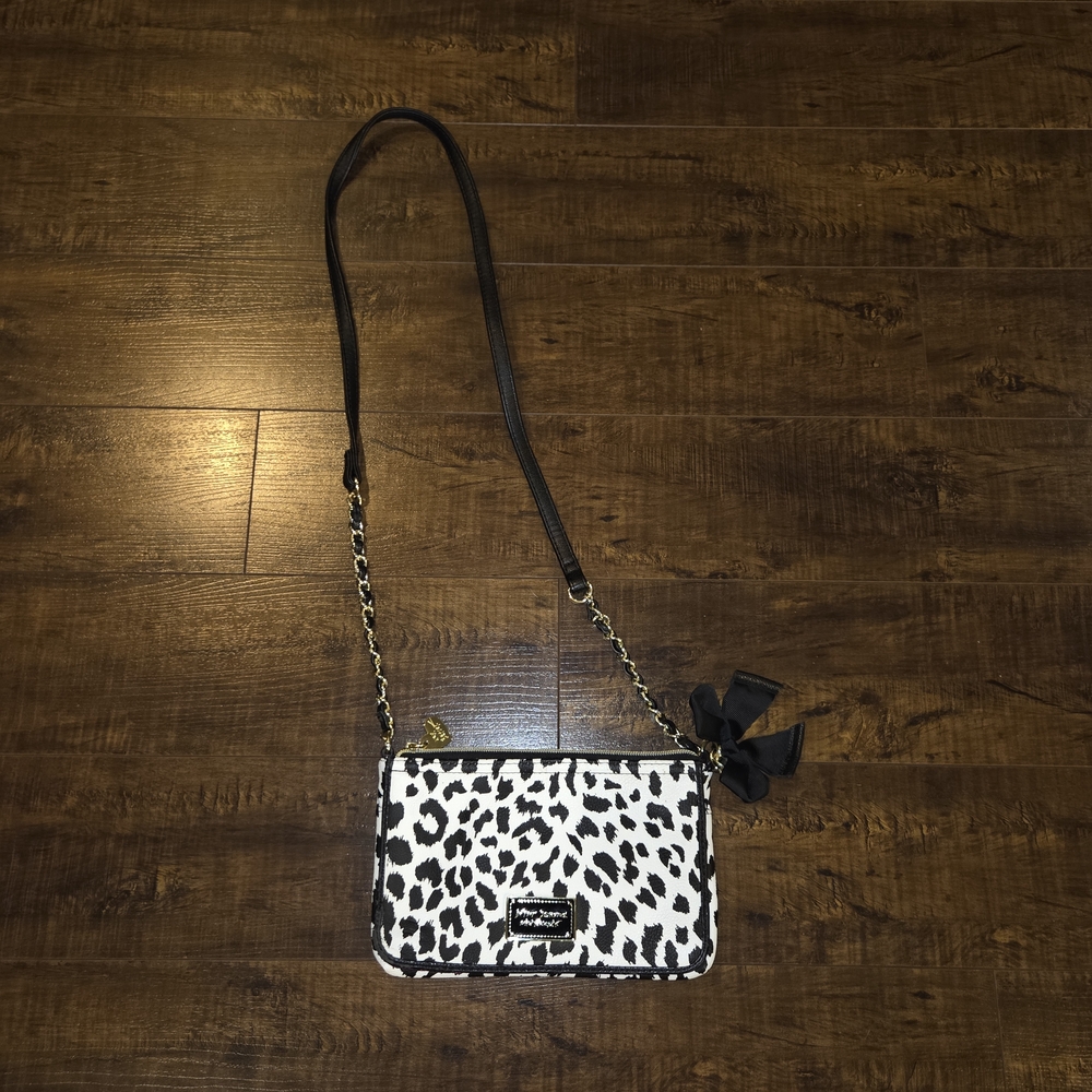 Betsy Johnson Leopard Print Small Purse